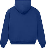 Joe's USA Organic Cotton Unisex Dry Hooded Sweatshirt Worker Blue XS Sweatshirts