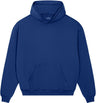 Joe's USA Organic Cotton Unisex Dry Hooded Sweatshirt Worker Blue XS Sweatshirts