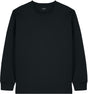 Joe's USA Organic Cotton Unisex Heavyweight Long Sleeve Tee Black XS Long Sleeve T-Shirts