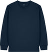 Joe's USA Organic Cotton Unisex Heavyweight Long Sleeve Tee French Navy XS Long Sleeve T-Shirts