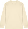 Joe's USA Organic Cotton Unisex Heavyweight Long Sleeve Tee Natural Raw XS Long Sleeve T-Shirts