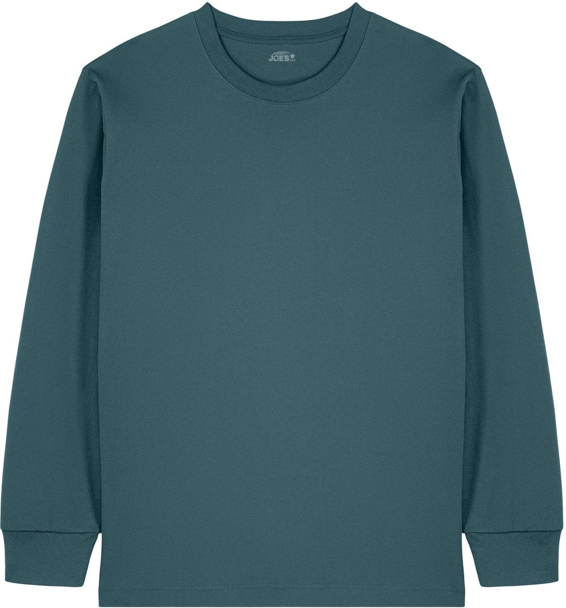 Joe's USA Organic Cotton Unisex Heavyweight Long Sleeve Tee Stargazer XS Long Sleeve T-Shirts