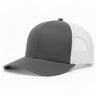 Joe's USA Original Trucker Hat JOE112 - Charcoal/White - Main View