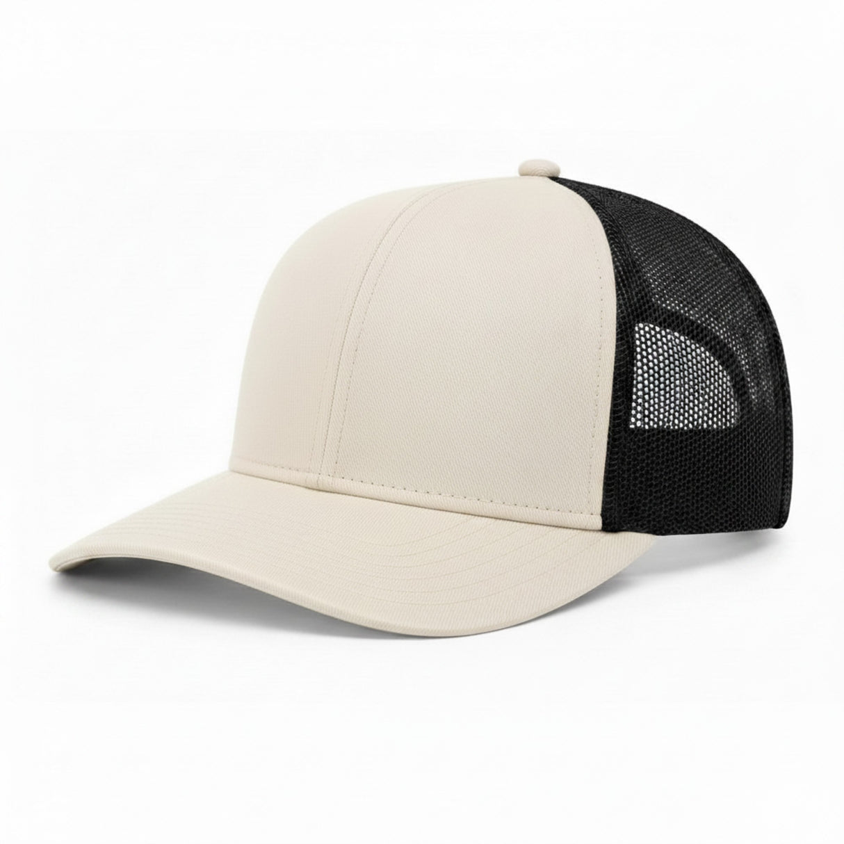 Joe's USA Original Trucker Hat JOE112 - Cream/Black - Main View