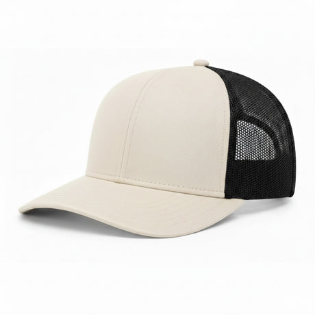Joe's USA Original Trucker Hat JOE112 - Cream/Black - Main View