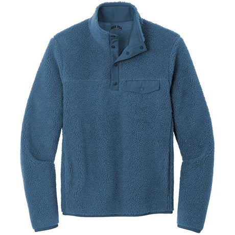 Joe's USA Outdoor Camp Fleece Snap Pullover Jacket Regatta Blue X - Small Jackets