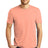 Joe's USA Perfect Tri ® Tee Heathered Dusty Peach XS Short Sleeve T-Shirts