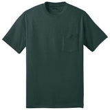 Joe's USA Pocket Tee Shirt - 50/50 Poly Cotton in Sizes S - 6XL Dark Green S Short Sleeve T-Shirts