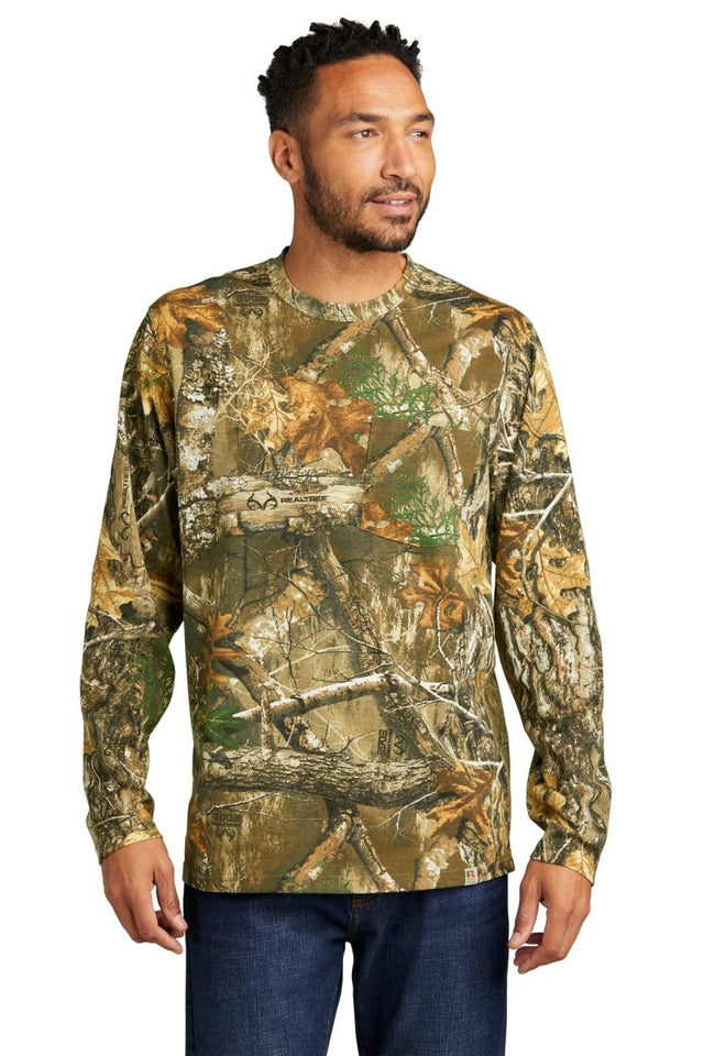 Joe's USA Realtree ® Long Sleeve Pocket Tee Realtree Edge XS Short Sleeve T-Shirts