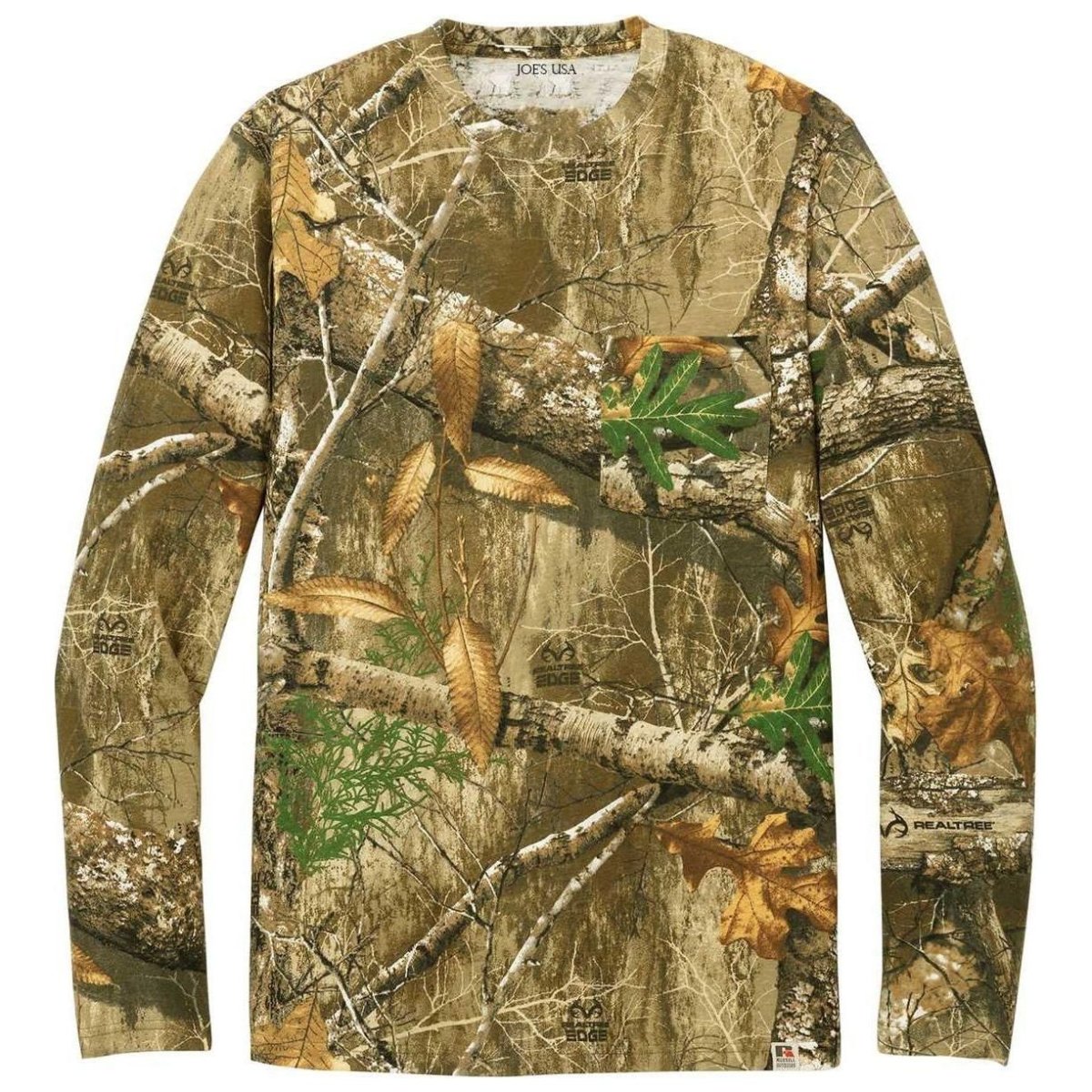 Joe's USA Realtree Long Sleeve Pocket Tee X - Small Short Sleeve T-Shirts