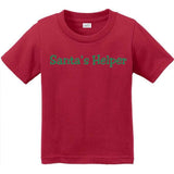 Joe's USA - Santa's Helper Toddler Christmas T-Shirts in Sizes: 2T, 3T, 4T Red Shirt with Green Santa's Helper 2T Short Sleeve T-Shirts