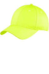 Joe's USA Six - Panel Unstructured Twill Cap Neon Yellow OSFA Hats