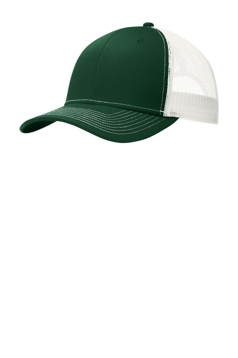 Joe's USA Snapback Trucker Cap Dark Green/ White OSFA Hats