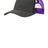 Joe's USA Snapback Trucker Cap Grey Steel/ Purple OSFA Hats