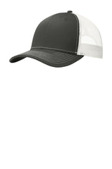 Joe's USA Snapback Trucker Cap Grey Steel/ White OSFA Hats