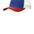 Joe's USA Snapback Trucker Cap Patriot Blue/ Flame Red/ White OSFA Hats