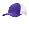 Joe's USA Snapback Trucker Cap Purple/ White OSFA Hats