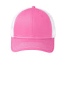 Joe's USA Snapback Trucker Cap True Pink/ White OSFA Hats