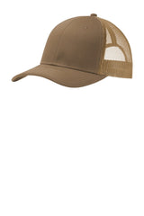 Joe's USA Snapback Trucker Cap Woodland Brown OSFA Hats