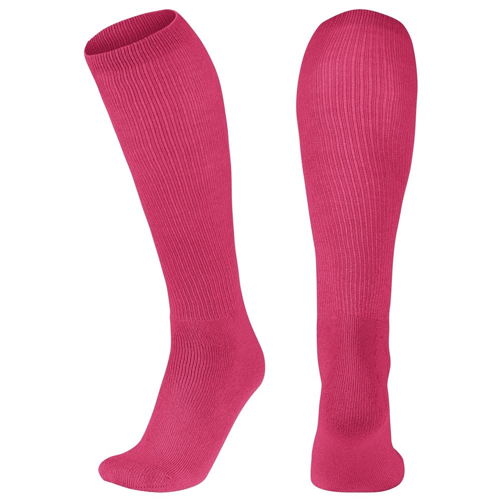 Joe's USA - Soccer Game Socks - All Sizes and Colors Youth X - Small Hot Pink Socks