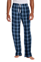 Joe's USA Soft Cotton Plaid Flannel Pants True Navy/ Carolina Blue XS Flannel Pants