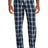 Joe's USA Soft Cotton Plaid Flannel Pants True Navy XS Flannel Pants
