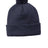 Joe's USA Solid Pom Pom Beanie True Navy OSFA Beanies
