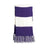 Joe's USA Spectator Scarf Purple/ White Scarves