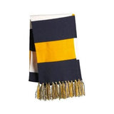 Joe's USA Spectator Scarf True Navy/ Gold/ White Scarves