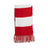 Joe's USA Spectator Scarf True Red/ White Scarves