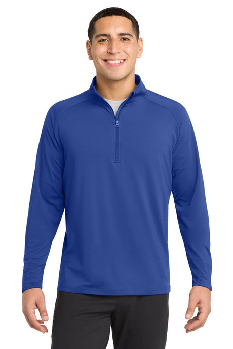 Joe's USA Stretch 1/4 - Zip Pullover True Royal XS Activewear