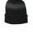 Joe's USA Stripe Pom Pom Beanie Black/ Iron Grey OSFA Beanies