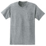 Joe's USA Tall Essential T-Shirt with Pocket Athletic Heather Large Tall Short Sleeve T-Shirts