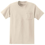 Joe's USA Tall Essential T-Shirt with Pocket Natural Large Tall Short Sleeve T-Shirts