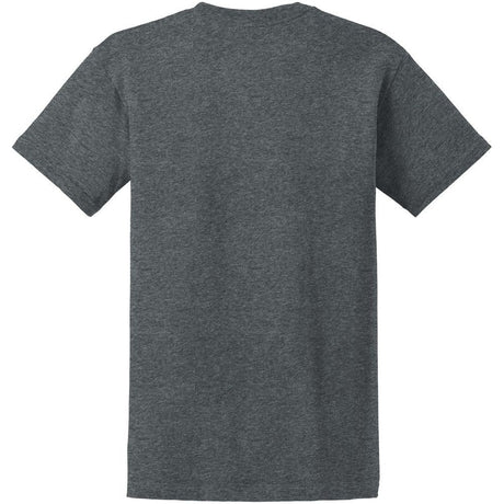 Joe's USA Tall Heavyweight 6.1 - ounce, 100% cotton T-Shirts in 50 Colors. Sizes LT - 4XLT Dark Heather Grey Large Tall Short Sleeve T-Shirts