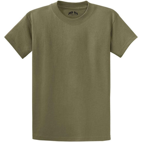 Joe's USA Tall Heavyweight 6.1 - ounce, 100% cotton T-Shirts in 50 Colors. Sizes LT - 4XLT Medium Grey Large Tall Short Sleeve T-Shirts