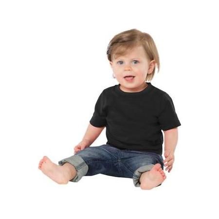 Joe's USA Toddler 5.4 - oz 100% Cotton T-Shirt Jet Black 3T Short Sleeve T-Shirts