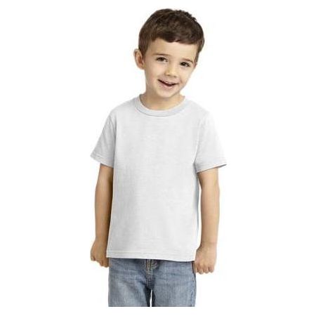 Joe's USA Toddler 5.4 - oz 100% Cotton T-Shirt White 2T Short Sleeve T-Shirts