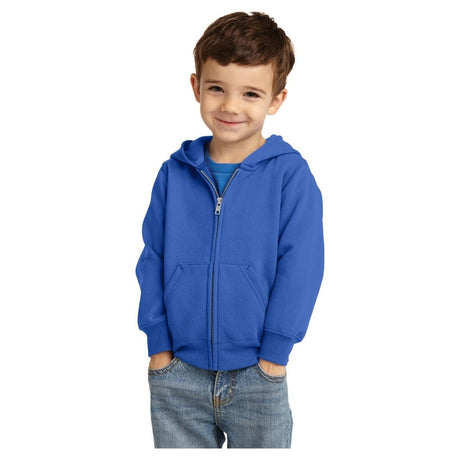 Joe's USA Toddler Core Fleece Full - Zip Hooded Sweatshirt Royal 2T Zip Hoodies