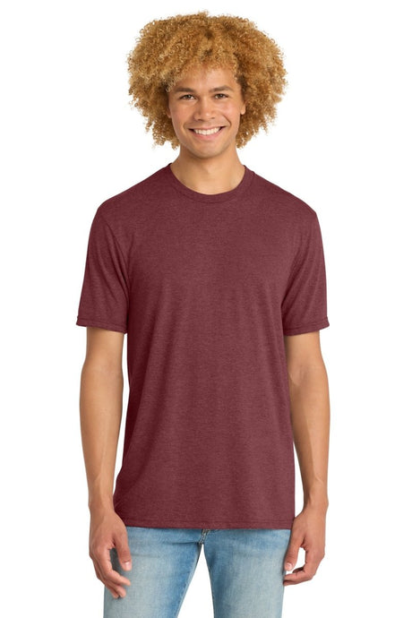 Joe's USA Tri - Blend DTG Tee Maroon Frost XS Short Sleeve T-Shirts