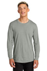 Joe's USA Unisex Long Sleeve Organic Cotton Tee Granite Grey Heather XS Short Sleeve T-Shirts