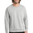Joe's USA Unisex Organic French Terry Crewneck Sweatshirt Granite Grey Heather XS Crewneck Sweatshirts