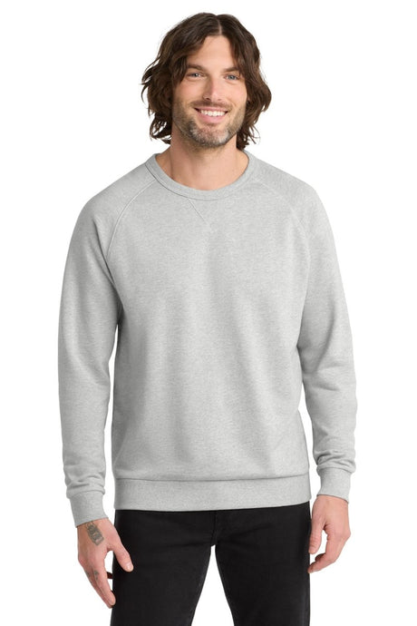 Joe's USA Unisex Organic French Terry Crewneck Sweatshirt Granite Grey Heather XS Crewneck Sweatshirts