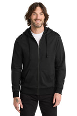 Joe's USA Unisex Organic French Terry Full - Zip Hoodie Deep Black XS Zip Hoodies
