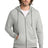 Joe's USA Unisex Organic French Terry Full - Zip Hoodie Granite Grey Heather XS Zip Hoodies