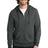 Joe's USA Unisex Organic French Terry Full - Zip Hoodie Terrain Grey XS Zip Hoodies