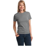 Joe's USA Womens Heavyweight 6.1 - ounce, 100% Soft Spun Cotton T-Shirts in 37 Colors XS - 4XL Athletic Heather XS Short Sleeve T-Shirts