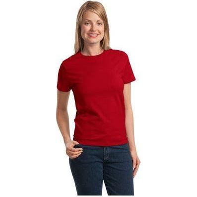 Joe's USA Womens Heavyweight 6.1 - ounce, 100% Soft Spun Cotton T-Shirts in 37 Colors XS - 4XL Candy Pink S Short Sleeve T-Shirts