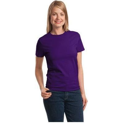 Joe's USA Womens Heavyweight 6.1 - ounce, 100% Soft Spun Cotton T-Shirts in 37 Colors XS - 4XL Purple XS Short Sleeve T-Shirts