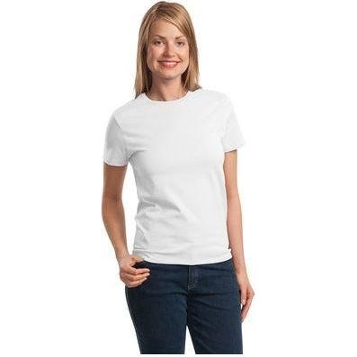 Joe's USA Womens Heavyweight 6.1 - ounce, 100% Soft Spun Cotton T-Shirts in 37 Colors XS - 4XL White XS Short Sleeve T-Shirts